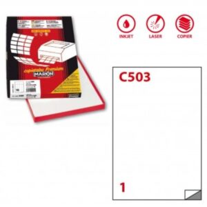 Etichette multiuso bianche Markin C503 - 210 x 297 mm