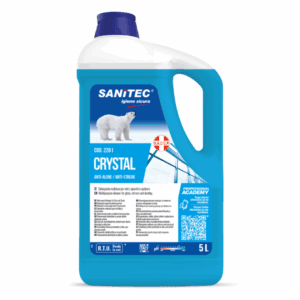 DETERGENTE CRYSTAL ANTIALONE SANITEC PER CRISTALLI, SPECCHI E VETRI conf. da 5lt