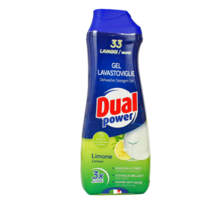 DUAL POWER GEL LAVASTOVIGLIE MULTIFUNZIONE LIMONE 33 LAVAGGI 660 ML