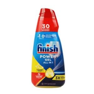 FINISH GEL PER LAVASTOVIGLIE POWER CONCENTRATO ALL IN 1 LIMONE 30 LAVAGGI 600 ML