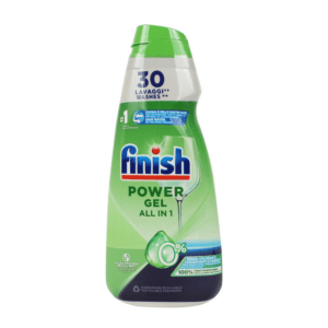 FINISH GEL PER LAVASTOVIGLIE POWER 0% SENZA COLORANTI, CONSERVANTI E FOSFATI 30 LAVAGGI 600 ML
