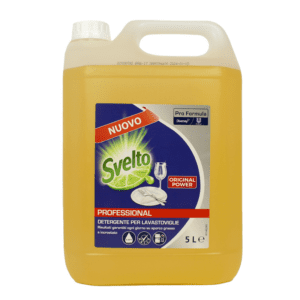 SVELTO DETERGENTE LIQUIDO LAVASTOVIGLIE ORIGINAL POWER TANICA 5 LITRI PROFESSIONAL