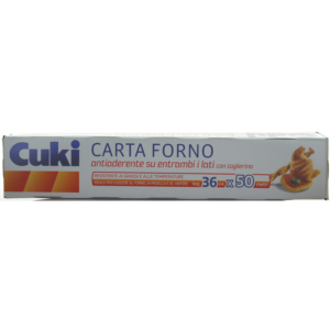 CUKI PROFESSIONAL CARTA FORNO ANTIADERENTE - H 36 CM - 50 METRI FORMATO PROFESSIONALE