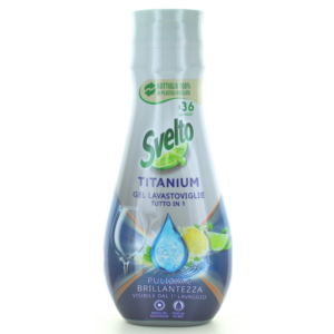 SVELTO GEL LAVASTOVIGLIE TUTTOin1 CRYSTAL SHINE 36 LAVAGGI 640 ML