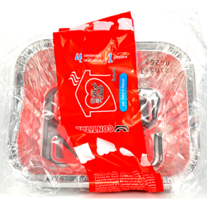CONTITAL CONTENITORE ALLUMINIO 1 PORZIONE 4 PEZZI R10G