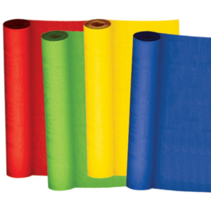 BIBO TOVAGLIA CARTA DAMASCATA ROTOLO 120x700 COLORI ASSORTITI
