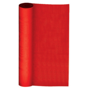 BIBO TOVAGLIA CARTA DAMASCATA ROTOLO 120x700 CM COLORE ROSSO