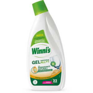 WINNI'S GEL LAVASTOVIGLIE ALL IN 1 ALL'ACETO CONTRO I CATTIVI ODORI 33 LAVAGGI 561 ML