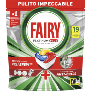 FAIRY TUTTOin1 PLATINUM PLUS 19 CAPS LAVASTOVIGLIE AL LIMONE