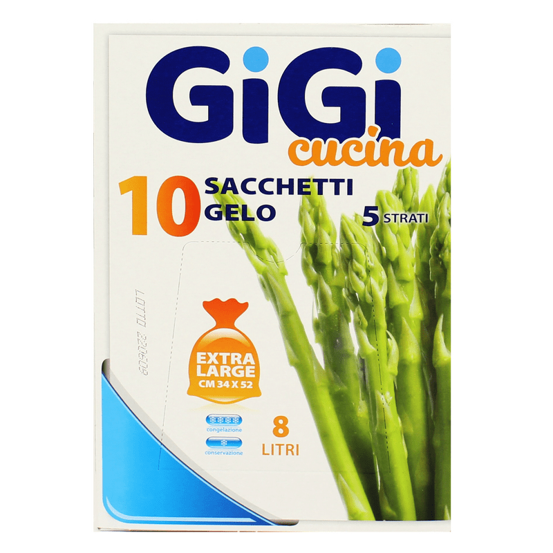 GIGI CUCINA SACCHETTO GELO GELO MAXI 34x52 10 PZ.
