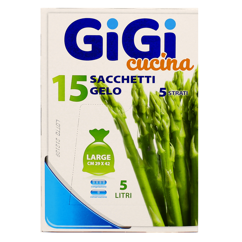 GIGI CUCINA SACCHETTO GELO GELO GRANDE 29x42 15 PZ.