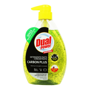 DUAL POWER PIATTI CONCENTRATO CARBON PLUS SUCCO DI LIMONE 600 ML