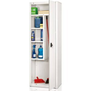 Armadio multiuso 1 porta Tecnical 2 BA-60-TRA - con divisore verticale 60x41x181,5 cm bianco o grigio