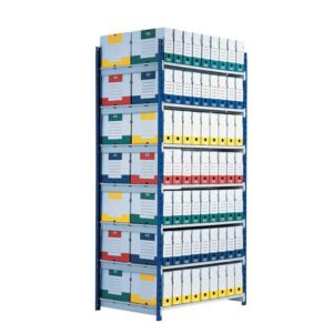 Modulo base scaffalatura Paperflow RANG'ECO regolabile 125x70x200 cm blu - K607170