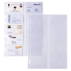 Buste foratura univ. porta biglietti da visita (10 spazi 9x5 cm) Sei Rota Atla Card Conf. 10 buste formato A4 - 662131