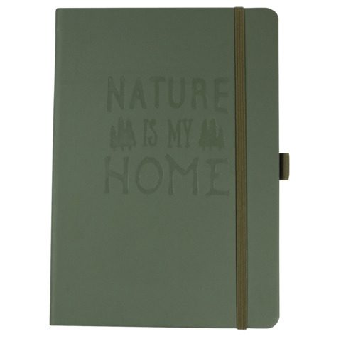 Taccuino con copertina impermeabile Donau Outdoor A5 - 56 ff 120 g/m² quadretti - marrone o verde oliva - 330370022 - immagine 7