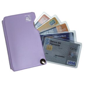 Portacarte Alplast Pokercard a 5 scomparti - colori assortiti / pastello - 905P