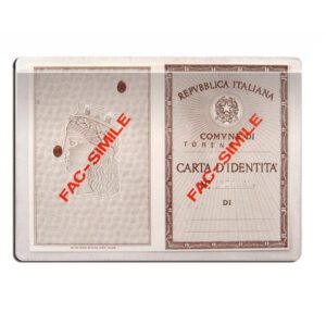 Porta carta di identità Alplast trasparente 1016