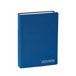 Agenda giornaliera Quo Vadis 12 mesi Eurotexagenda 25/26 M Galaxy blu-nero-rosso - 12x17 cm - 128157126MQ