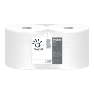 PAPERNET BOBINA CARTA ASCIUGATUTTO INDUSTRIALE 2 ROTOLI 2 VELI 568 STRAPPI FORMATO PROFESSIONALE