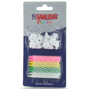 SAMURAI PARTY 24 CANDELE PER RICORRENZE PARTICOLARI