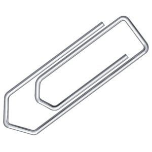 Fermagli Q-Connect in acciaio nichelato - varie misure - punta triangolare - conf. 100 pz - KF01306