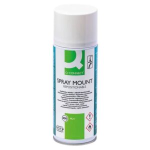 Colla spray Q-Connect removibile 400 ml - KF01071