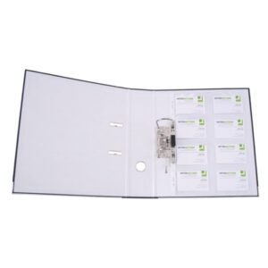 Busta perforata per biglietti da visita Q-Connect A4 trasparente Conf. 10 pezzi - KF15417