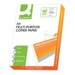 Carta per fotocopie Q-Connect A4 75 g/m² - risma da 500 fogli - KF10057