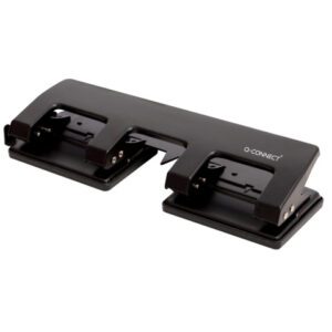 Perforatore a 4 fori Q-Connect nero 25 fogli KF01238
