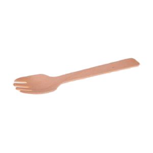 FORCHETTINA 2 PUNTE IN BAMBOO 9 CM - 1 CF = 100 PZ