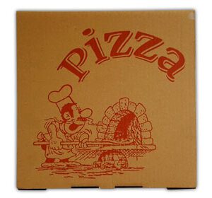 SCATOLA PIZZA F.TO 33X33X3 CM AVANA