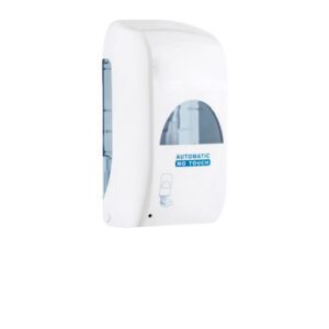 DISPENSER SAPONE ELETRONICO BIANCO A RIEMPIMENTO capacita 1 LT con azionamento a fotocellula