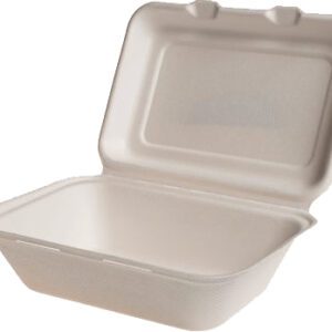 CONTENITORE DA ASPORTO C/COPERCHIO 600 ML  18 X 13,5 X 6,5 CM - 1 CF = 50 PZ