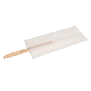 FORCHETTINA 2 PUNTE IN BAMBOO 9 CM IMBUSTATA SINGOLARMENTE- 1 CF = 1000 PZ