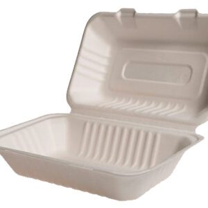 CONTENITORE DA ASPORTO C/COPERCHIO 900 ML 23 X 15,5 X 8 CM - 1 CF = 50 PZ