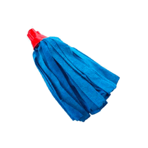 MOP MICROFIBRA CON CALOTTA E ATTACCO A VITE - BLU- 200 GR