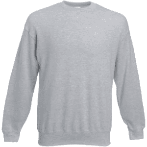 FELPA GIROCOLLO POLSINI E VITA ELASTICIZZATI DALLA TG. L ALLA TG. XXXL