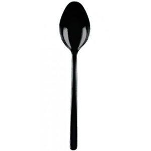 MINI CUCCHIAI 100 MM FINGER FOOD NERO - 1 CF = 50 PZ