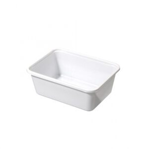 VASCHETTE BIANCHE IN PLASTICA PP 152 X 108 X 55 MM - 1 CF = 100 PZ