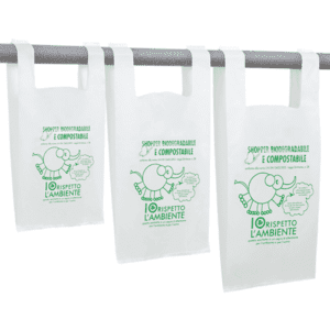 SHOPPER IN BIOPLAST - 27x50 cm - 1 CT=500 PEZZI