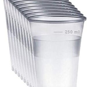 BICCHIERI PLASTICA TRASPARENTE TACCA 0,25 (250 ML)