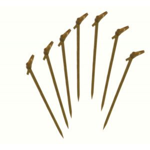 STECCHINI IN BAMBOO CON RICCIOLO 10 CM