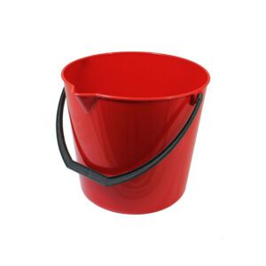 Secchio 13L con Manico e Beccuccio Rosso