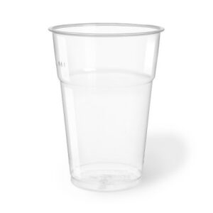 BICCHIERI DIAMANTE PLASTICA TRASPARENTE 400 ML 575 CC - 1 CT = 16 CF DA 25 PZ