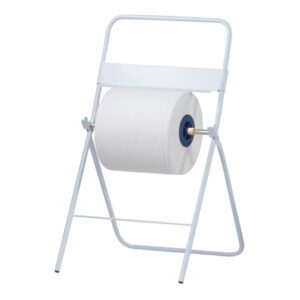 CAVALLETTO CON RUOTE PER BOBINA IN CARTA INDUSTRIALE capacità max rotolo diametro mm 420 x 420 H