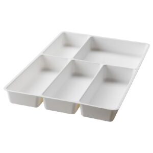 VASCHETTE PORTAPOSATE BIANCHE RIGIDE V12 159 X 114 X 54 MM 500 CC - 1 CF = 100 PZ