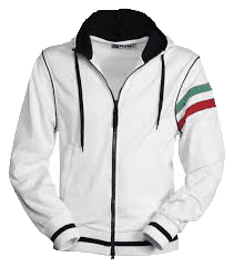 FELPA FULL ZIP LAVORAZIONE PIQUET ESTERNA E FELPATURA INTERNA